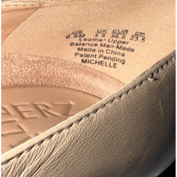 Naturalizer Womens Michelle Taupe Leather Pumps Shoes US Size 6.5 M, EU 36.5 - Picture 9 of 10